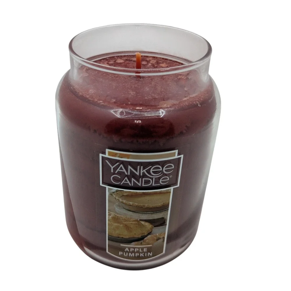 Yankee Candle Apple Pumpkin‎ Large Jar Scented Candle 22 oz Fall Harvest